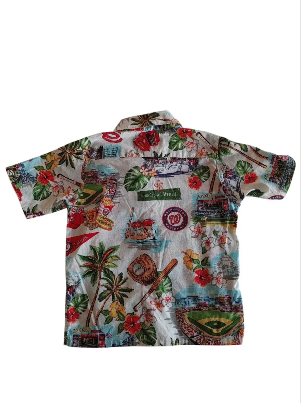 Reyn Spooner MLB® KIDS WASHINGTON NATIONALS SCENIC Aloha Hawaiian Shirt